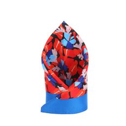 Alvaro Castagnino Red Printed Pocket Square-image-56