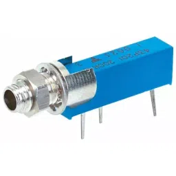 Vishay Panel Mount, Through Hole Trimmer Potentiometer 500 mW Power 20 kΩ Resistance Pin Terminal, M43P203KB30T601-picture-25