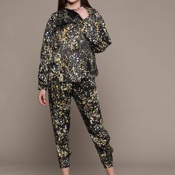 Label Ritu Kumar Women Printed Top with Trousers-picture-43