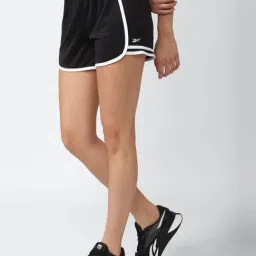 Reebok Black Mid Rise Sports Shorts-picture-34