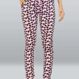 Lyra Pink & Black Printed Pyjamas-image-31