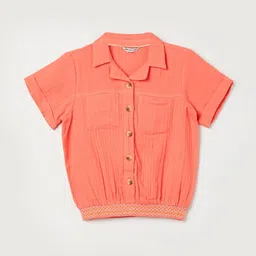 Fame Forever by Lifestyle Cotton Shirt Style Top-image-81