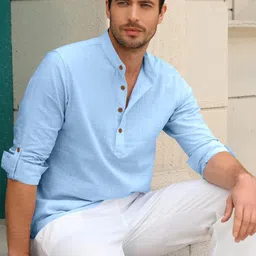 SHOPYCLICK Men Straight Kurta-image-31