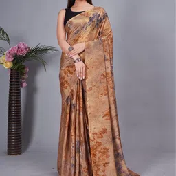 KAYOMMI Tie and Dye Printed Pure Chiffon Ready to Wear Saree-image-32