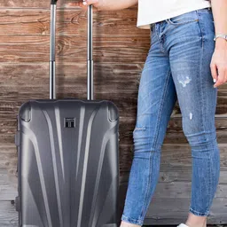 Timus Hard Luggage Hard Sided Cabin Trolley Suitcase-image-76