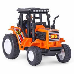 Shinsei Pull Back Toy Tractor Orange - 13x8x8.5cm-28