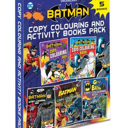Batman Copy Colouring and Activity Books Pack of 5 - English-10