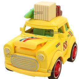 Toyshine Die Cast Mini Tourist With Friction Power Car Toy - Multicolour-24