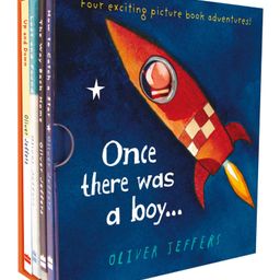 Once there was a boy Story Books Set of 4 by Oilve Jeffers - English-54