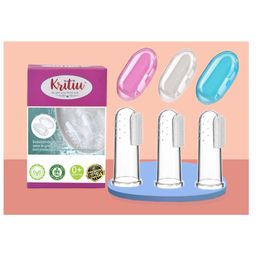 Kritiu Silicone Figure Brush With Case Pack Of 3 - Multicolor-image-90