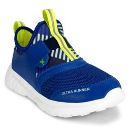 Hopits Colour Blocked & Striped Sneakers - Royal Blue-image-78