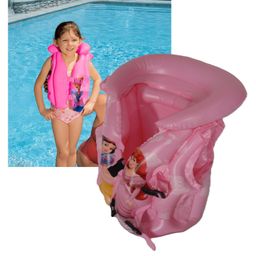 SANJARY Inflatable Swimming Jacket Princess Print for kids Large Size Color May Vary-34