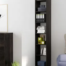 HEXA RED Brown Wooden Book Shelf-picture-53