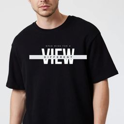 Fashnobic Men Dry Fit Typography Printed Round Neck Cotton Oversized T-shirt-picture-25