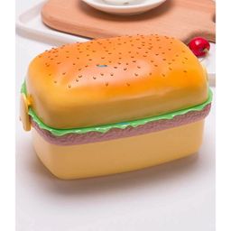 FunBlast Burger Shape Lunch Box with Spoon & Fork - Multicolour image 4