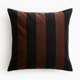 H&M Striped Velvet Cushion Cover-42