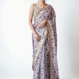 KALINI Floral Organza Saree-image-20