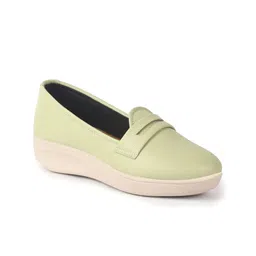 FAUSTO Women Textured Slip-On Height Enhancer Casual Shoes-image-96