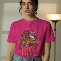 GRACE & JACK Graphic Printed Round Neck Short Sleeves Regular Fit Casual T-Shirt-image-23