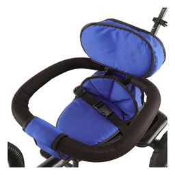 JoyRide Learn-to-Ride  Stalwart Plug N Play Tricycle With Safety Harness Parental Handle & Seat Cover -Blue image 5