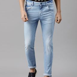 U.S. Polo Assn. Denim Co. Men Blue Regallo Skinny Fit Low Distress Responsible Jeans-picture-42