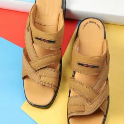 Red Chief Men's Tan Slides-picture-14