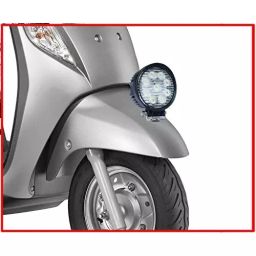 Auto Pearl 9 LED High Brightness Round Fog Light Compatible For Hero Splendor Pro Classic image 3