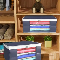 Kuber Industries Grey Set of 4 Regular Drawer Organiser Organisers image 2