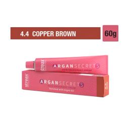 Streax Professional Argan Secret Hair Colourant Cream Copper Brown 4.4 - 60 gm-26