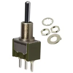 MULTICOMP PRO Toggle Switches SWITCH, TOGGLE, DP3T, 5A, 250V, SPC21327-12