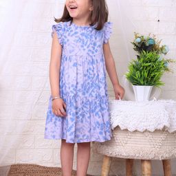 Beebay Tie-Dye Print Twill Tiered Dress-picture-46