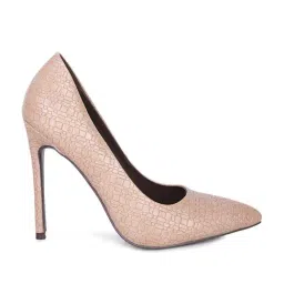 London Rag Women's Beige Stiletto Pumps-image-38
