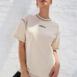 Styli Beige Cotton Printed T-Shirt-picture-31