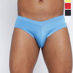 BASIICS by La Intimo Pack Of 5 Mid-Rise Basic Briefs BCSSS030E0MC-15