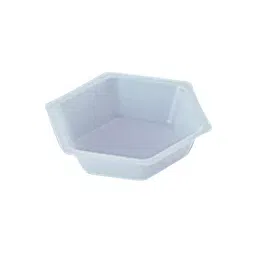 AS ONE Balance Tray (Hexagonal Type/Natural) Capacity 50 ml, 1-5841-02 (Pack of 1000)-5