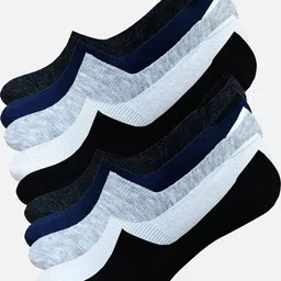 StyFun Pack Of 10 Anti-Slip Cotton Shoe Liners Socks-image-25