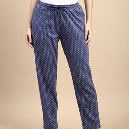 Kryptic Women Printed Mid-Rise Cotton Lounge Pant-picture-0
