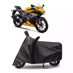 Auto Pearl Polyester Two Wheeler Cover for Suzuki GSX R150 (Grey)-image-83