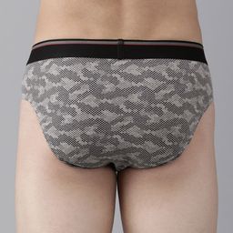 van heusen innerwear Van Heusen Men Pack of 3 Printed Anti Bacterial Super Soft Briefs IHQBR3CCPN10006 image 4