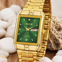 TARIDO Men Bracelet Style Straps Rectangular Reset Time Analogue Watch TD-9151GREEN-11