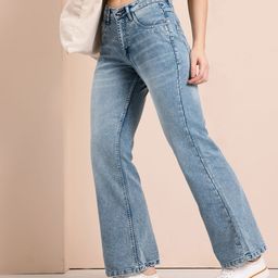 Mast & Harbour Women Baggy Fit Light Fade Jeans-image-17