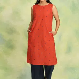 The Woman Store Printed Pure Cotton Top With Palazzos Co-Ords-picture-30
