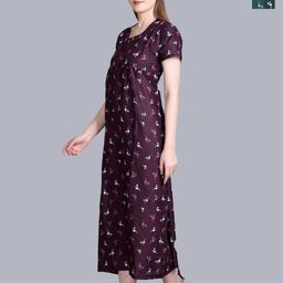 FIRST SLEEP Printed Maxi Nightdress-picture-12