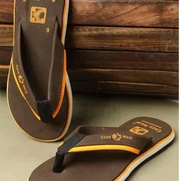 Cozy Wear Men Brown Flip Flops-picture-8