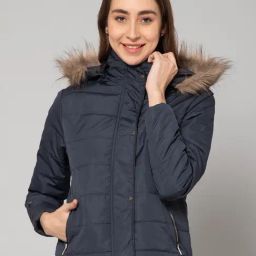 Cantabil Navy Hooded Jacket-picture-17