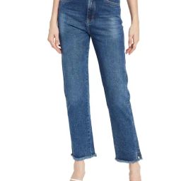 METTLE Blue Cotton Regular Fit Mid rise Jeans-image-48