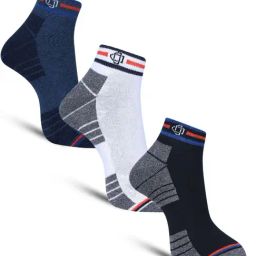 Dollar Socks For Men's Sports Ankle Length In (Pack of 3)-28