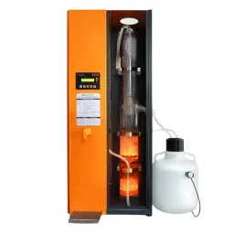 Borosil Quartz Cabinet Double Distillation Vertical Orientation and 2.5 LPH Capacity Distilled Water Output, QCD250-2