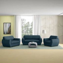 Godrej Interio Facet Ink Blue Pinewood 1 Seater Sofa-picture-17