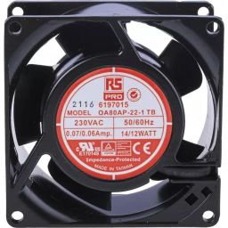 RS PRO 12 W 230 V AC Axial Fan 6197015-image-94